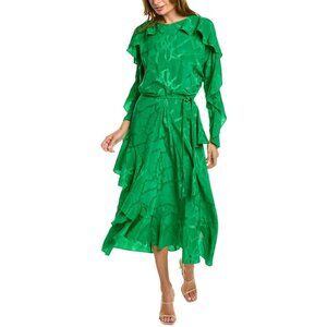 Zadig & Voltaire Ritana Jac Chaines Dress Garden Size Large NWT $375